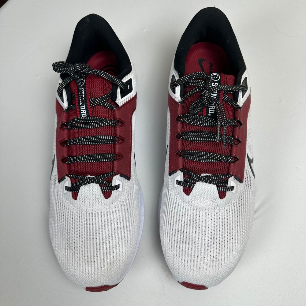 Nike Pegasus 40 Stanford Cardinal Men's 14 White Red Running Shoes FQ2145-100